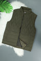Sleeveless Reversible Perashoot Imported Men's Gilet In Dark Green
