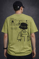 Mens Modern Impact Graphic Tee In Olive