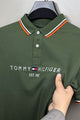 Tmy Hilfgr Casual Prestige Men's Polo Shirt In Olive