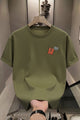 Mens Fashion Identity Round Neck Tee