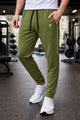 Turbo 'TRB Club' Side Striped Men's Dry-Fit Trouser In Olive