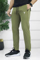 Turbo 'TRB Club' Side Striped Men's Dry-Fit Trouser In Olive