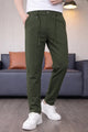 Prda Linen Strech Elastic Slim-Fit Trouser