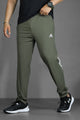 Adds Iconic Running Elastic Dry-Fit Trouser In Olive