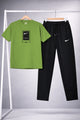 Nke Drop Shoulder Style Men's Tracksuit In Olive