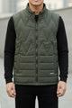 Sleeveless Reversible Perashoot Imported Men's Gilet In Dark Green