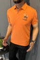 Turbo Polo Club Horse Pony Badge Men's Polo Shirt