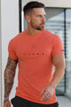 Turbo Scan Energy Breathable Mesh Dry-Fit Tee In Orange