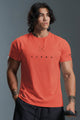 Turbo Scan Energy Breathable Mesh Dry-Fit Tee In Orange