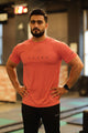 Turbo Scan Energy Breathable Mesh Dry-Fit Tee In Orange