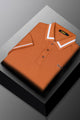 Turbo Polo Pro Grade Tipped Men's Polo Shirt In Carrot
