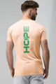 Turbo Strength in Hope Performance Dry-Fit Tee In Peach