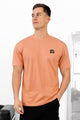 Burbry Equestrian Knight Design Men's Tee In Peach