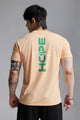 Turbo Strength in Hope Performance Dry-Fit Tee In Peach