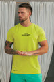 Turbo 'The Active Dept.' Performance Dry-Fit Tee In Parrot Green