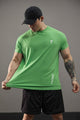 Turbo 'Street-Style' Drop-Shoulder Graphic Dry-Fit Tee In Parrot Green