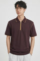 Turbo Men's Authentic Style Polo T-Shirt In Plum