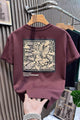 Mens Kinetic Easy Graphic Tee In Plum