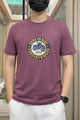 Mens Flux Mode Graphic Tee In Plum