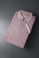 Regal Wear Collared Men's Polo Shirt In Pastel Pink