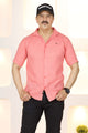 Turbo Designer Motif Embossed Casual Shirt