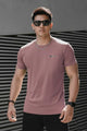 Turbo 'The Repeater' Performance Dry-Fit Tee In Pastel Pink