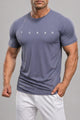 Turbo Alpha Gym Stringer Imp Dry-Fit Tee In Purple