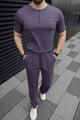 Turbo Zip-Neck Top Style Men's Tracksuit