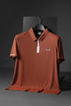 Skchrs Urban Mesh Men's Polo Shirt In Red Brick