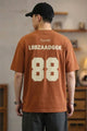 Turbo Prominent Numeric 8 Front Logo Tee In Red Brick