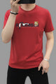 Mens Apex Street Fashion T-shirt In Red Brick