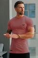 Turbo 'Strength Within' Performance Dry-Fit Tee In Red Brick