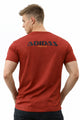 Adds Match Ball Graphic Men's Tee In Red Brick