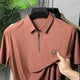 Turbo Needle Concept Imp Silk Polo T-Shirt In Red Brick