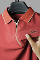 Turbo Studiofit Detailed Zip Collar Men's Polo Shirt