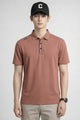 Turbo Essential Apparel line Men's Polo T-Shirt In Red Brick