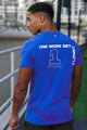Turbo 'Men's One More Set' Drop Shoulder Dry-Fit Tee In Royal Blue