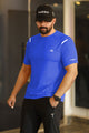 Turbo Sport Shoulder Striped Breathable Dry-Fit Tee
