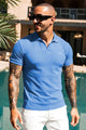 Turbo Signature Style Men's Polo Shirt In Royal Blue