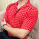Turbo Premium Lightweight Half Sleeve Casual Shirt In Red