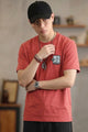 Mens Smart Essential Round Neck Tee In Red