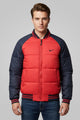 Nke Therma-Fit Bomber Men's Imported Puffer Jacket In Red