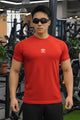 Adds Printed Logo Training Dry-Fit Tee In Red