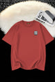 Mens Smart Essential Round Neck Tee In Red