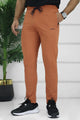 Turbo 'Running Club' Performance Series Men's Dry fit Trouser In Rust