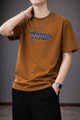 Turbo Bold Font Graphic Tee In Rust
