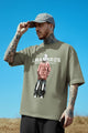 Lmanbros Graphic Round Neck T-shirt Sage
