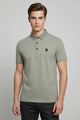 Turbo Diamond Motif Collar Stitchless Men's Polo Shirt In Sage