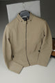 Cold Breaker Imported Suede Leather Jacket In Sage