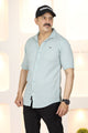 Turbo Designer Motif Embossed Casual Shirt